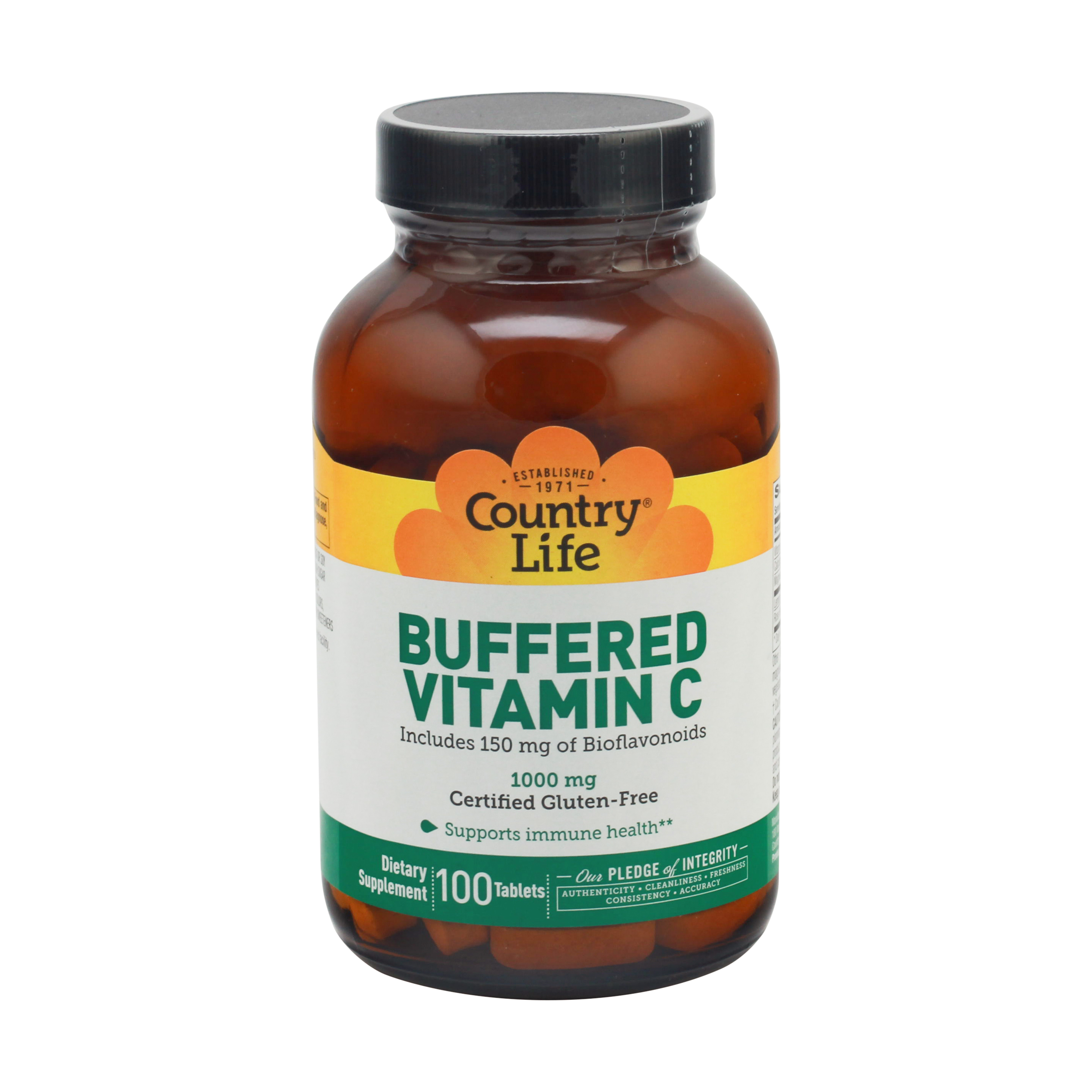 Buffered Vitamin C 1000 Mg Country Life Whole Foods Market