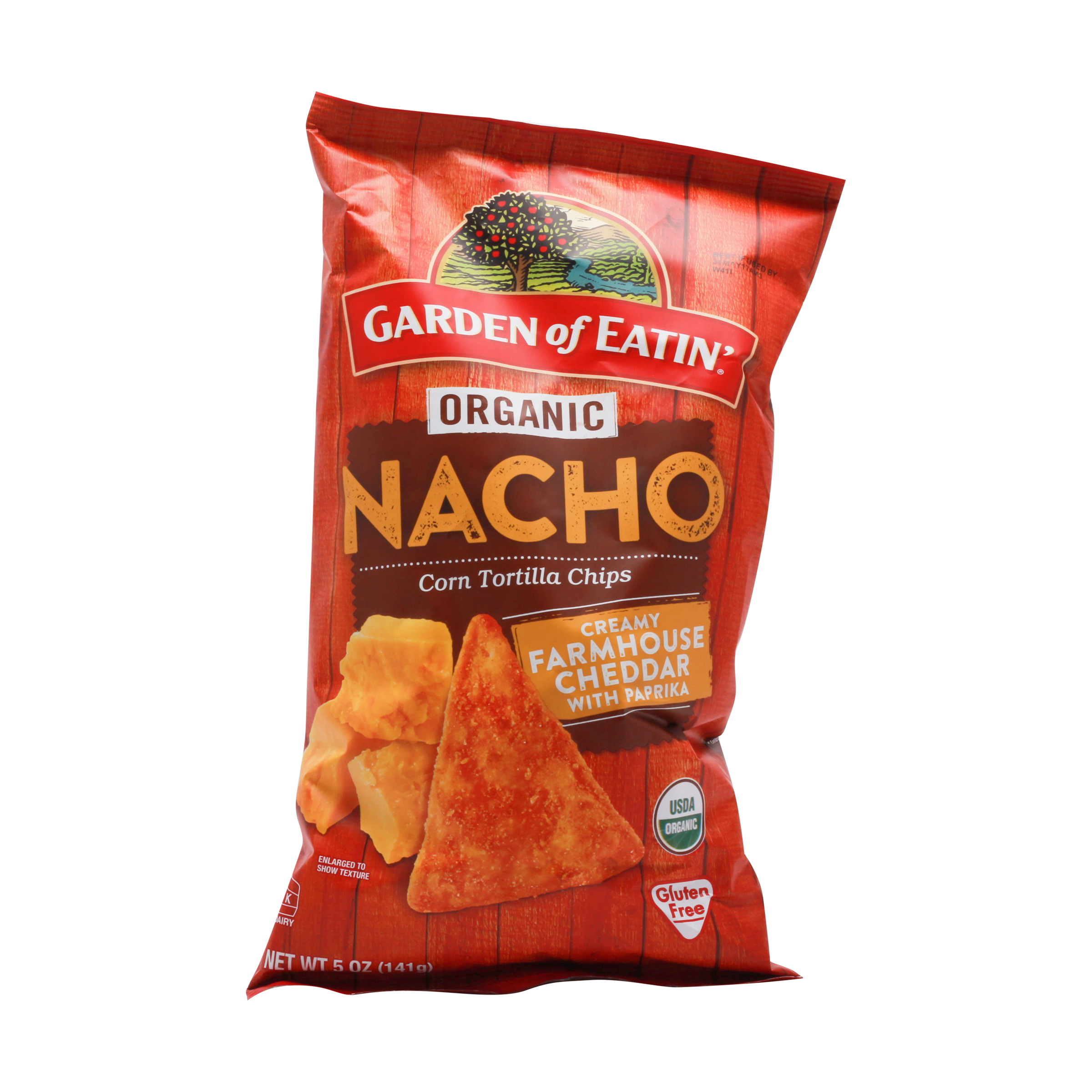 Organic Nacho Corn Tortilla Chips 5 Oz Garden Of Eatin Whole