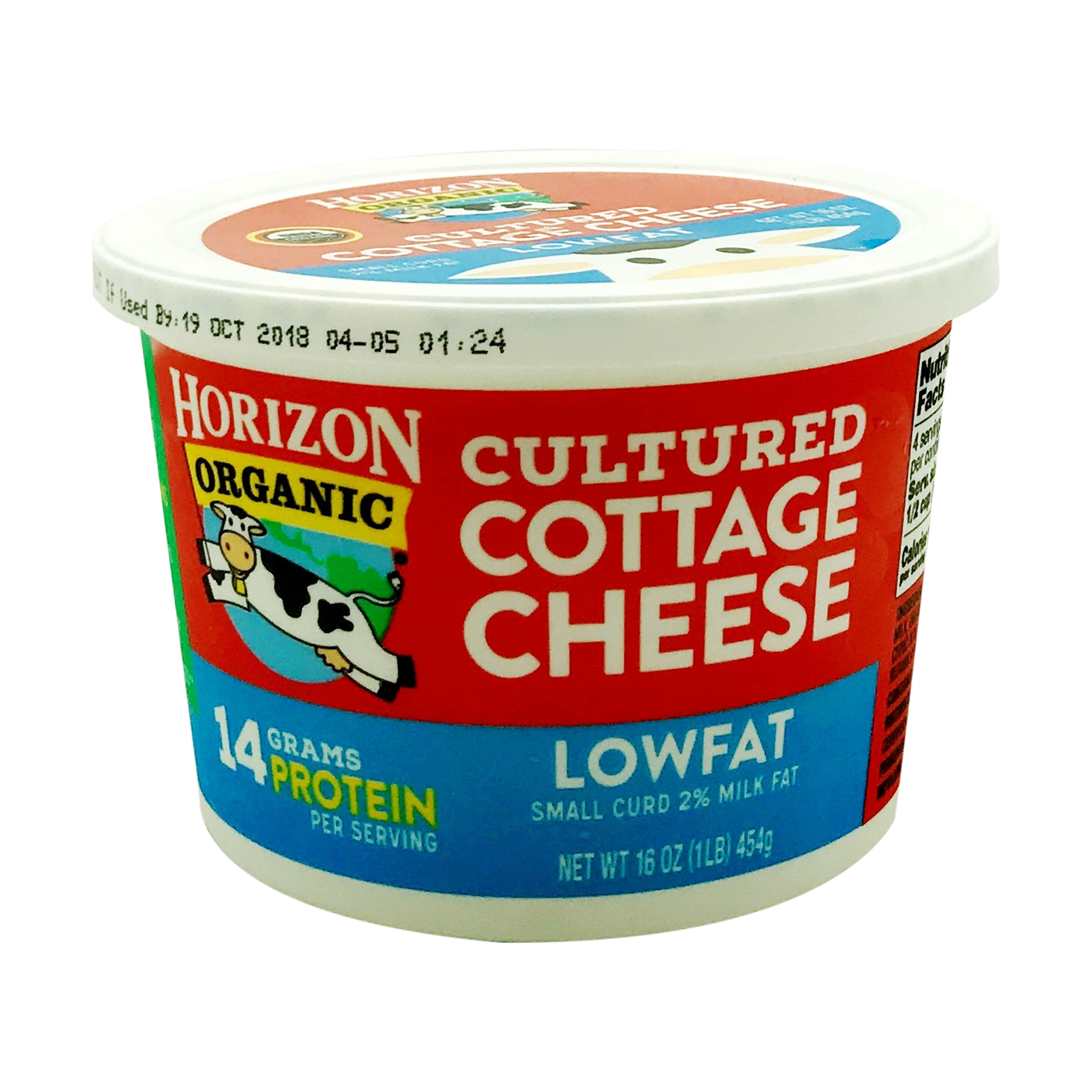 Organic Low Fat Cottage Cheese 16 Oz Horizon Organic Whole