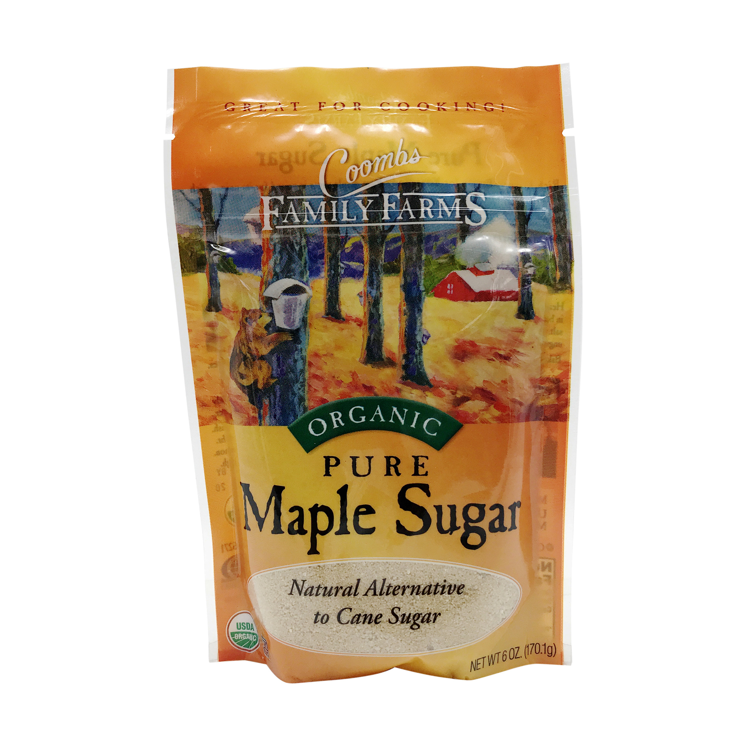 Organic Pure Maple Sugar 6 Oz Coombs Family Farms Whole Foods