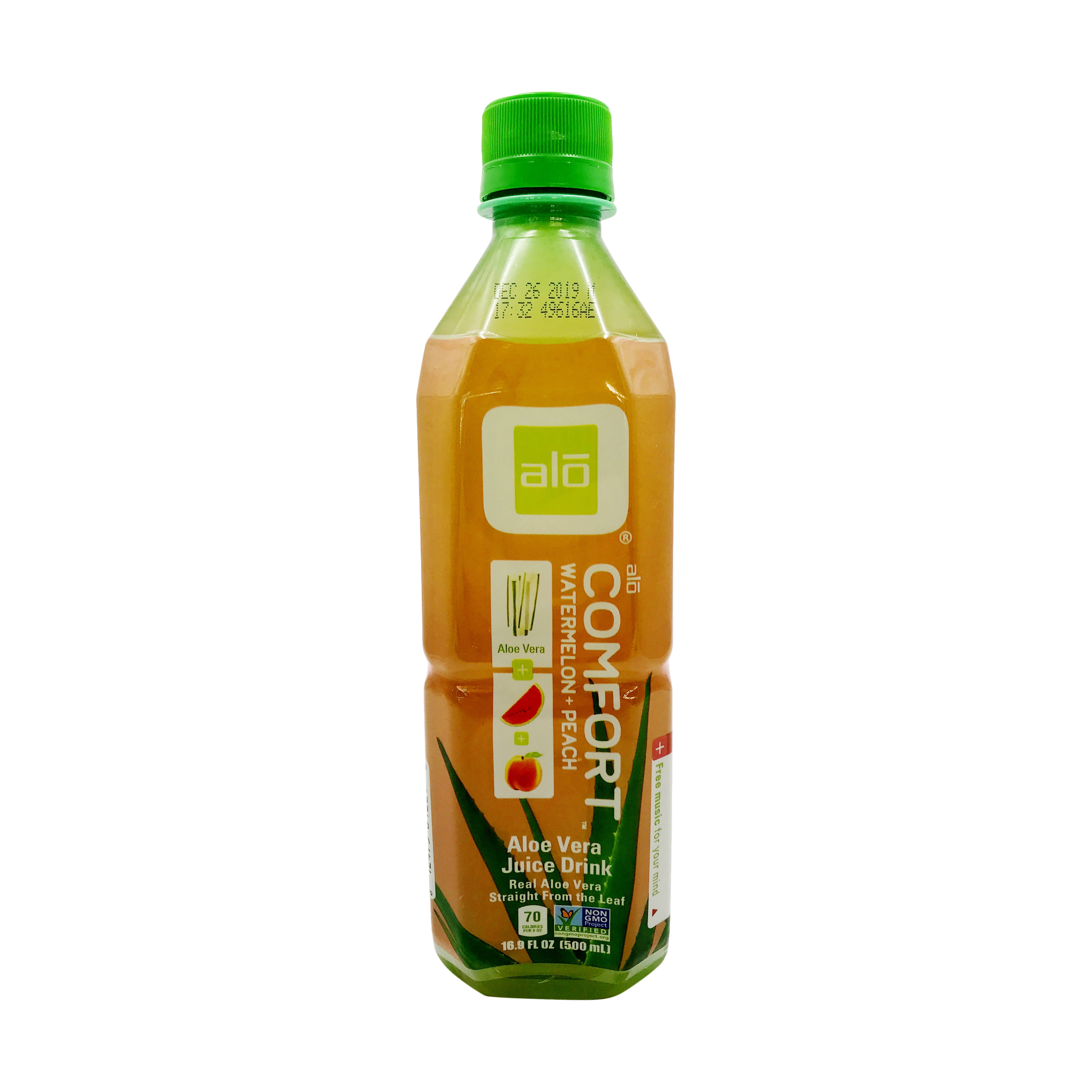 Comfort Watermelon Peach Aloe Juice Drink 16 9 Fl Oz Alo Drink