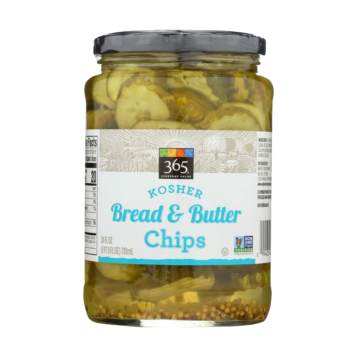 Bread Butter Chips 24 Fl Oz 365 Everyday Value Whole Foods Market