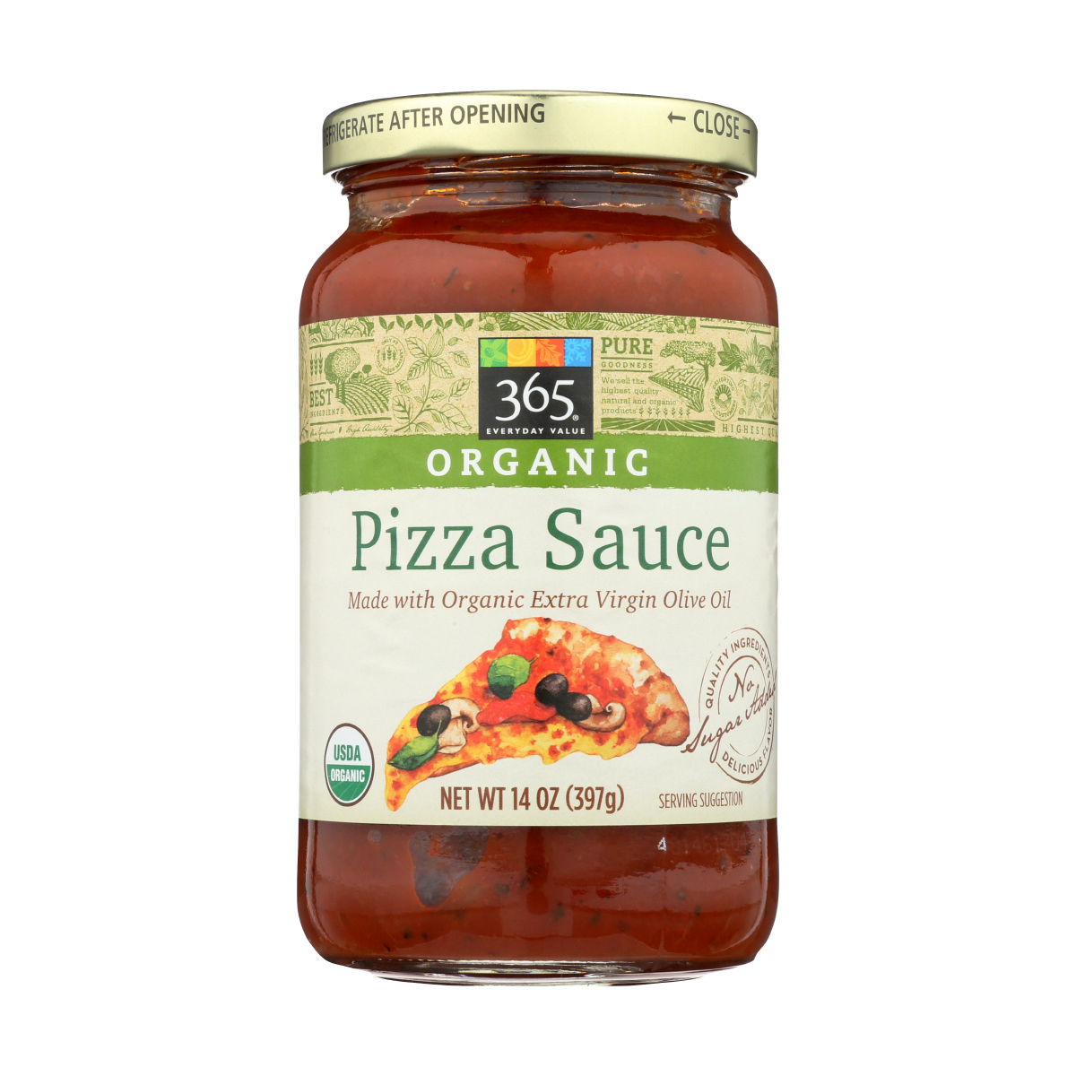 Organic Pizza Sauce 14 Oz 365 Everyday Value Whole Foods Market