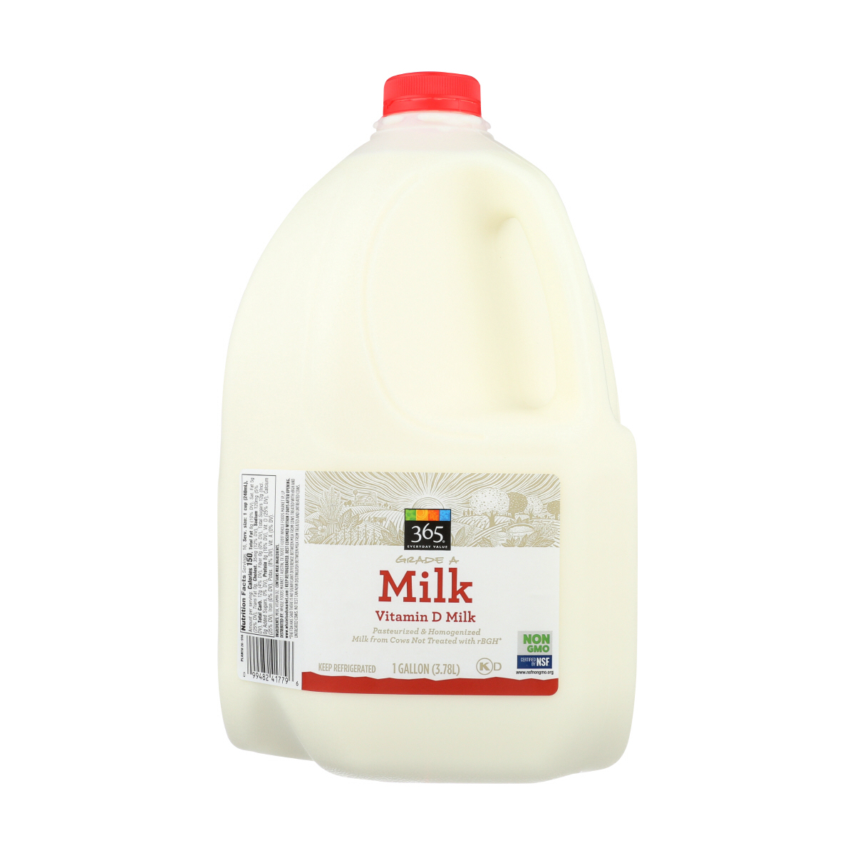 Whole Vitamin D Milk 1 Gal 365 Everyday Value Whole