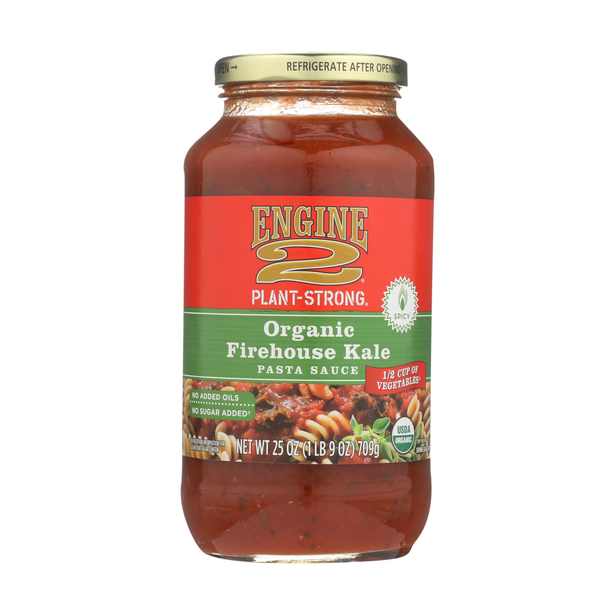 Organic Firehouse Kale Pasta Sauce 25 Oz Engine 2 Whole Foods