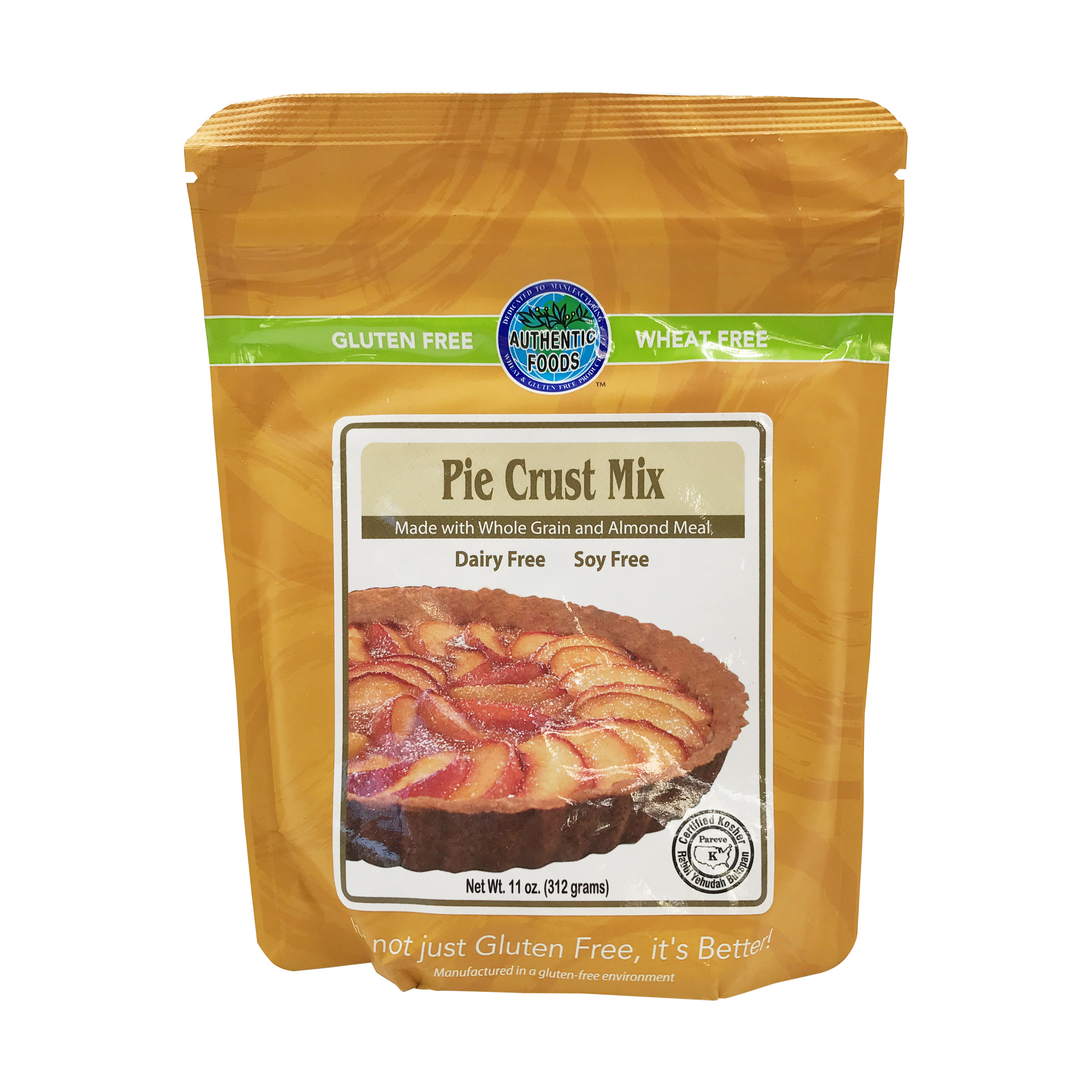 Pie Crust Mix 11 Oz Authentic Foods Whole Foods Market