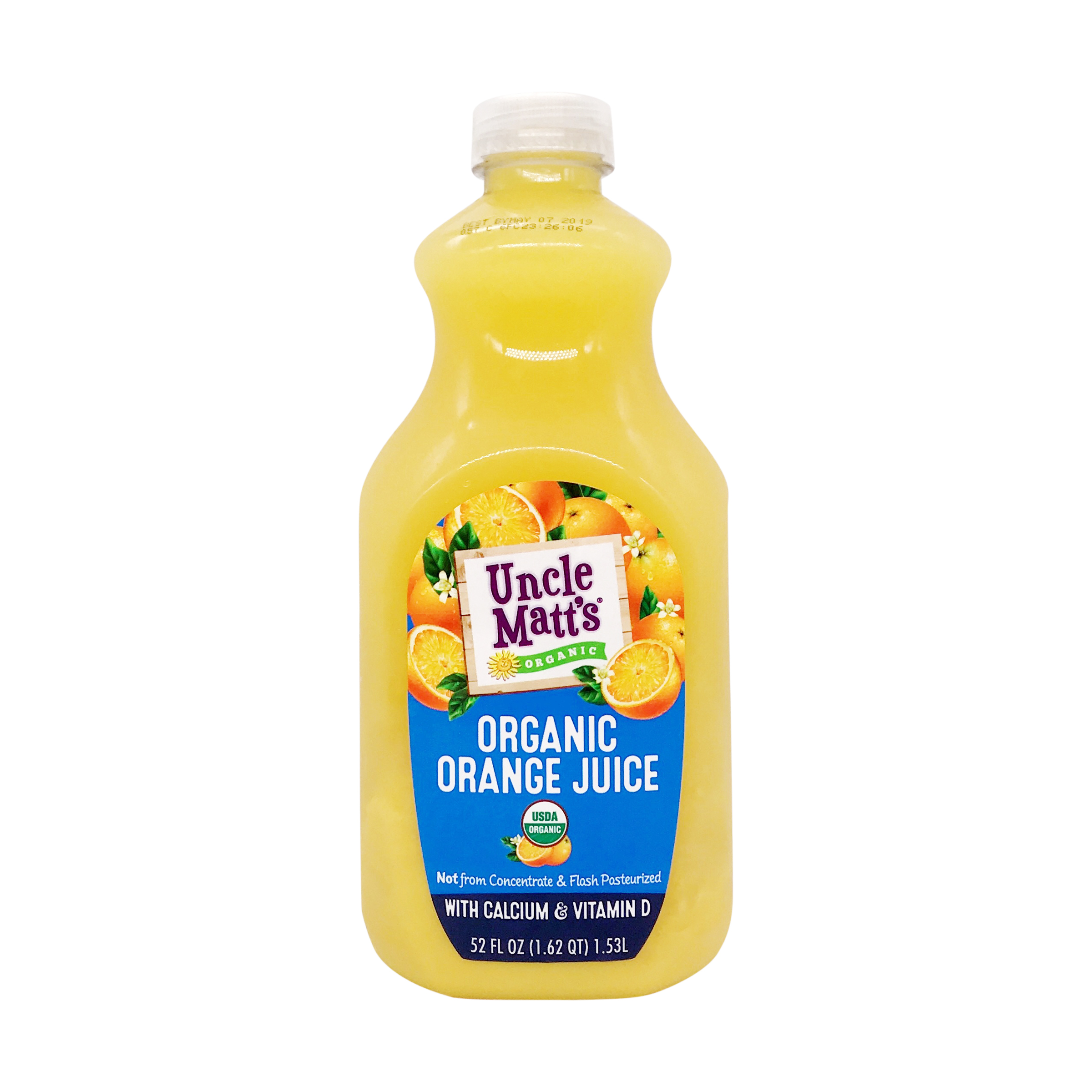 Orange Juice Calcium Vit D 52 Fl Oz Uncle Matts Whole