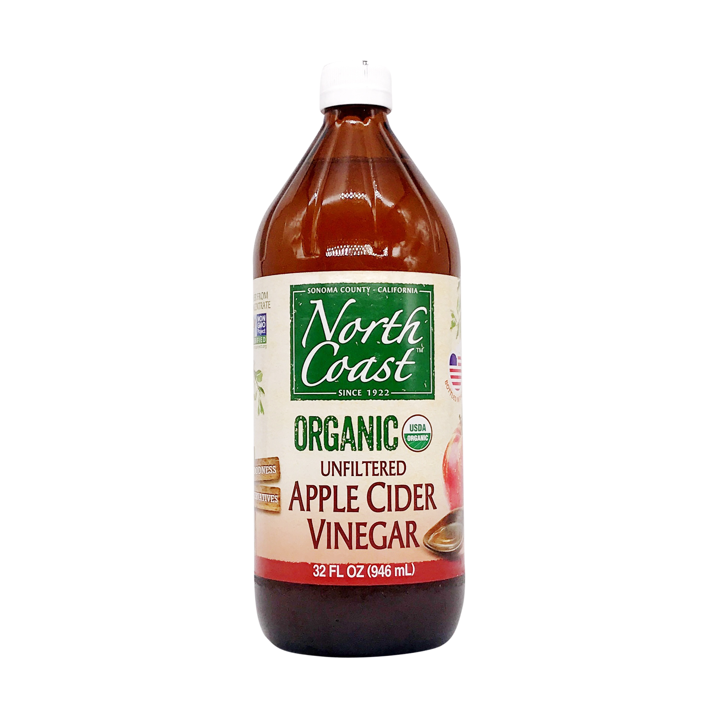 Organic Pasteurized Apple Cider Vinegar 32 Fl Oz North Coast Whole Foods Market