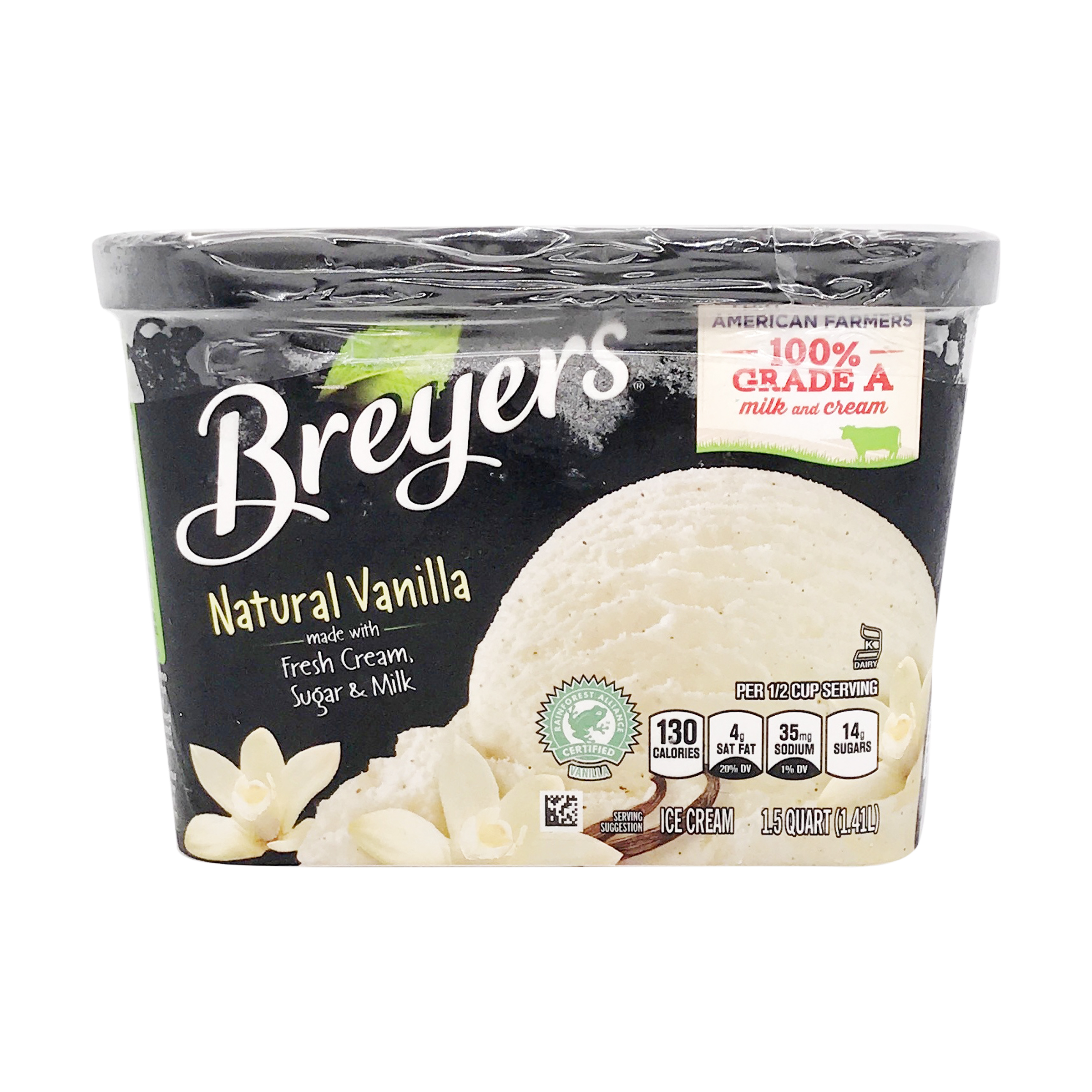 Vanilla Ice Cream 1 5 Quart Breyers Whole Foods Market