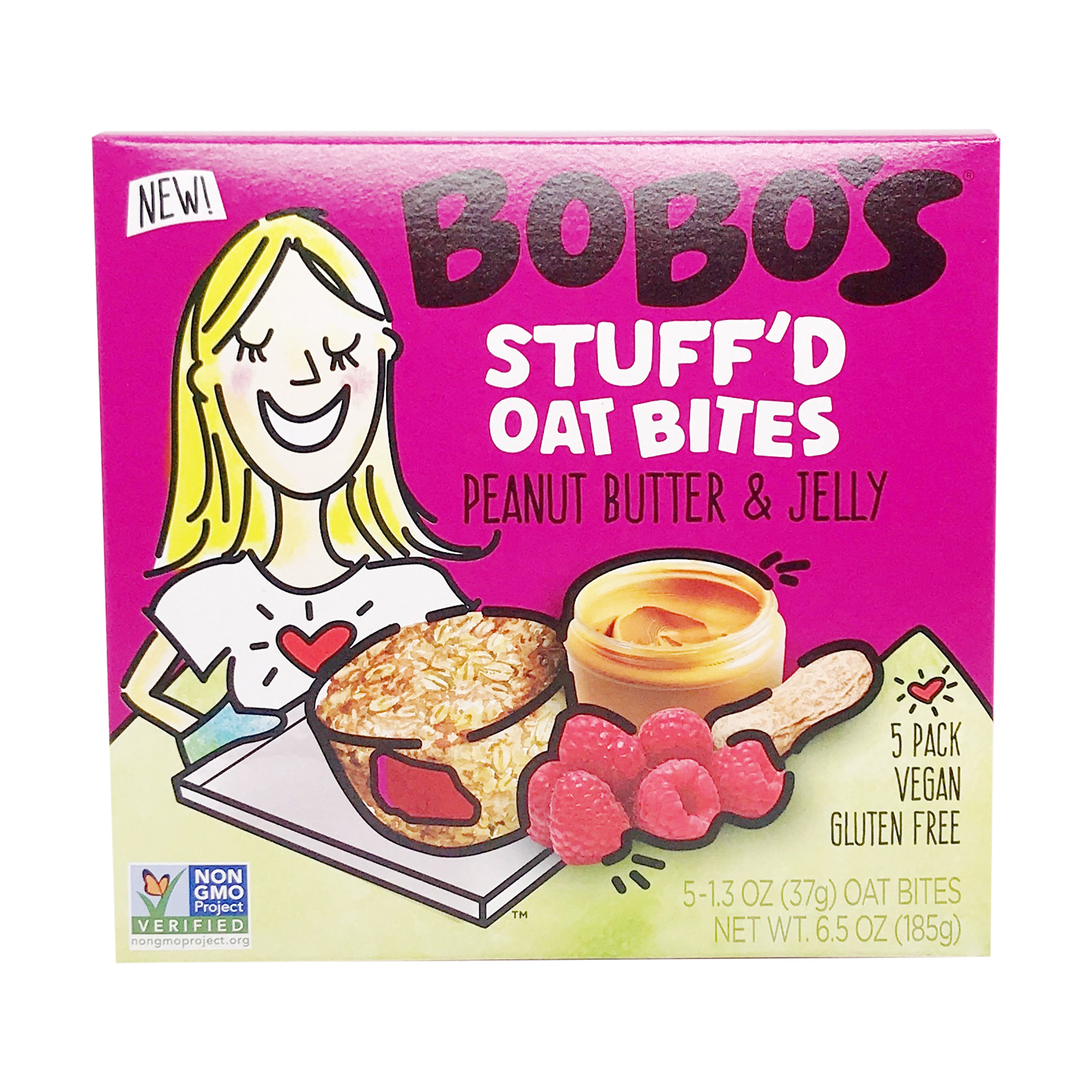 Peanut Butter Jelly Bites 6 5 Oz Bobo S Oat Bars Whole Foods