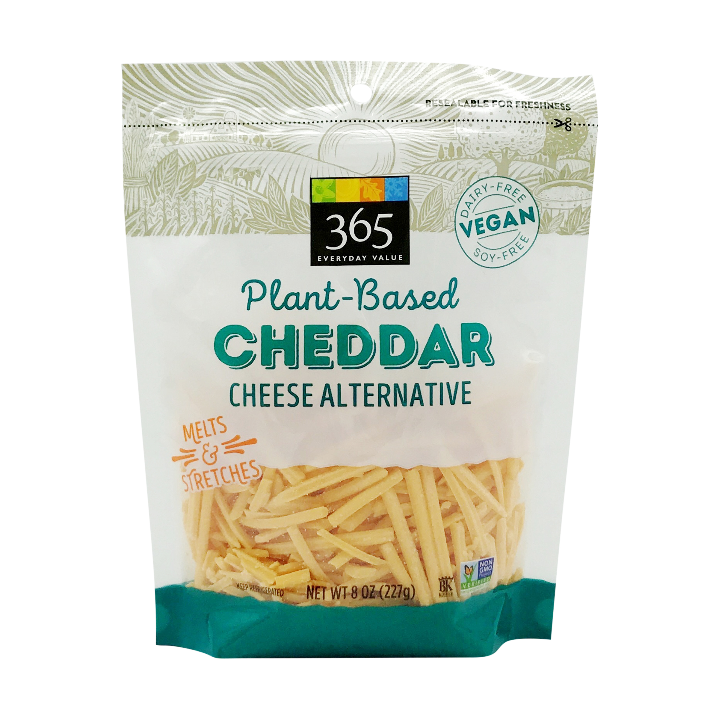 Non Dairy Cheddar Cheese Shreds 8 Oz 365 Everyday Value Whole Foods Market,Yellow Italian Beans
