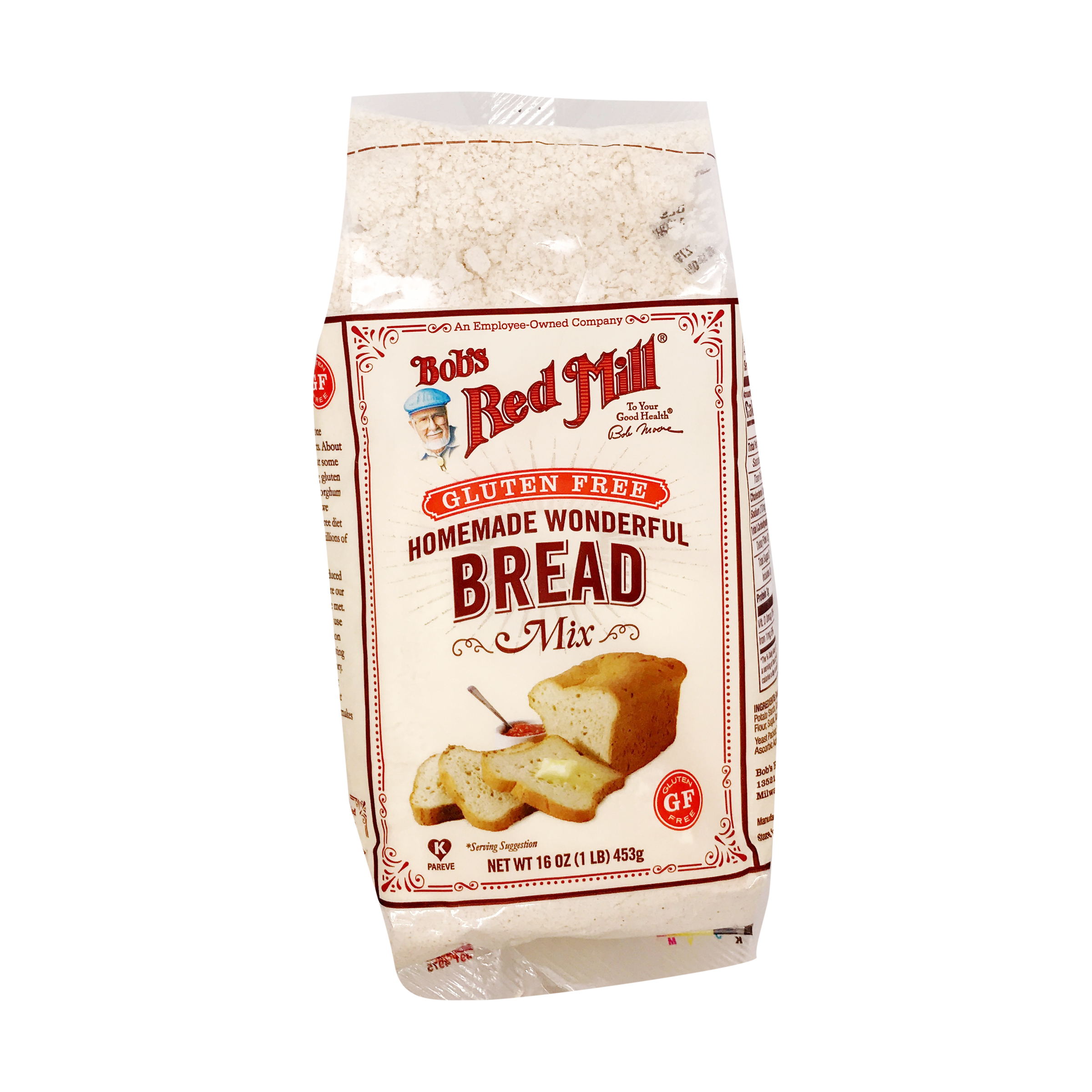 Bob S Red Mill Gluten Free Homemade Wonderful Bread Mix 16 Oz