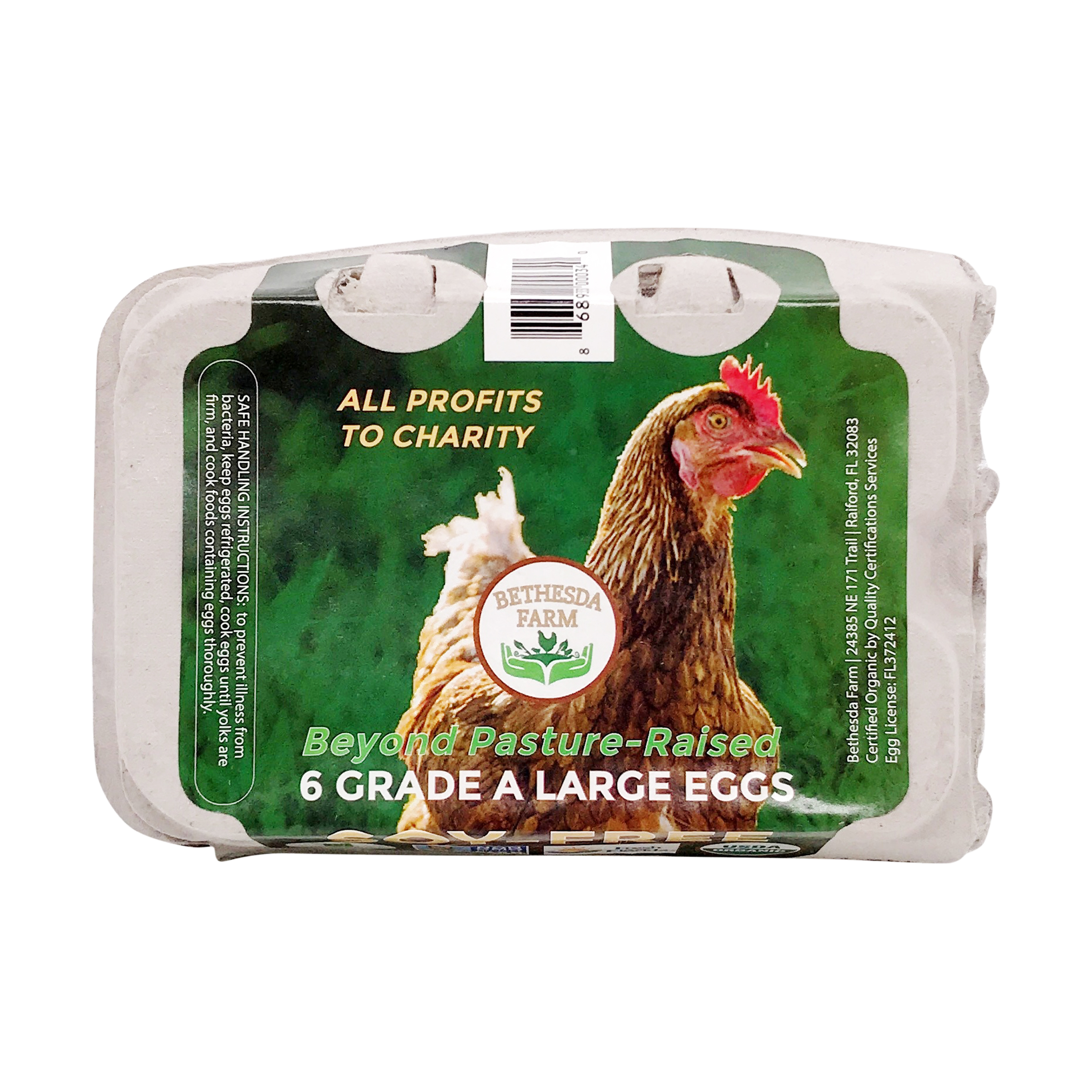 Organic Lg Pasture Raised Soy Free Eggs Bethesda Farms Whole Foods Market