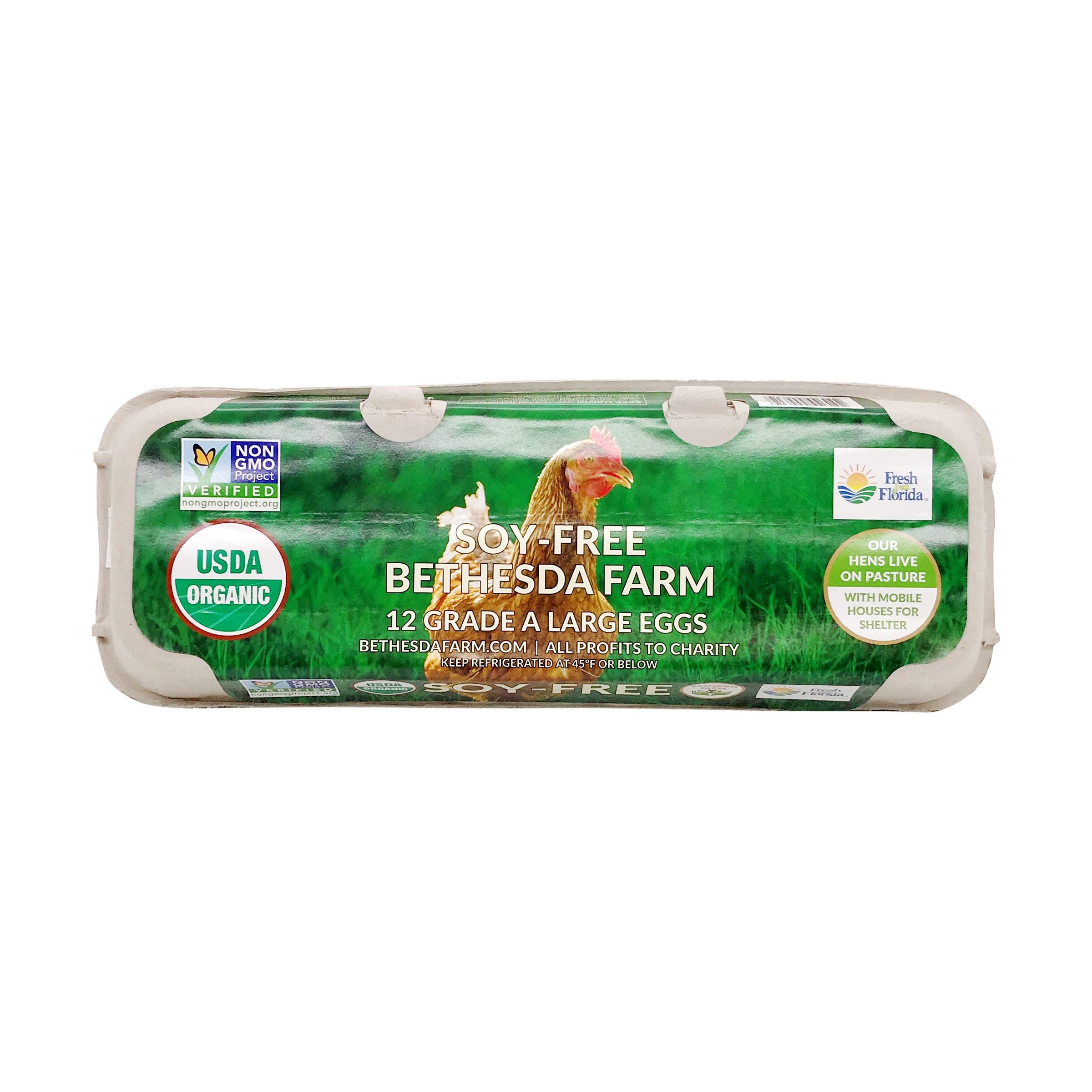 Organic Soy Free Large Grade A Eggs 12 Eggs Bethesda Farms Whole Foods Market