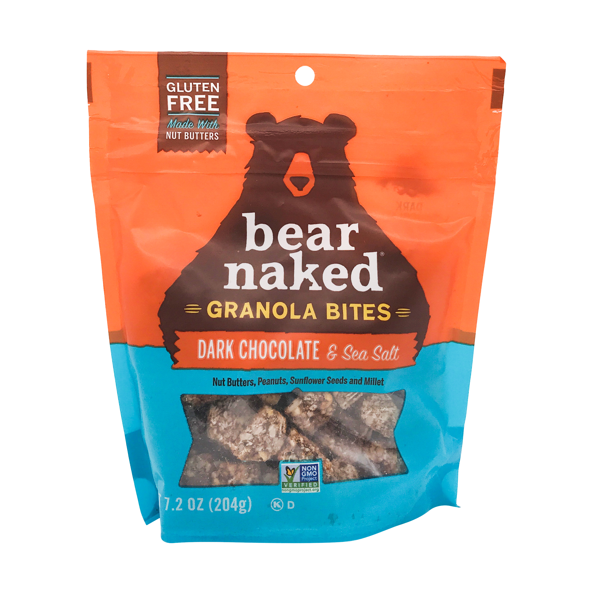 Dark Chocolate Sea Salt Granola Bites 7 2 Oz Bear Naked Whole Foods Market