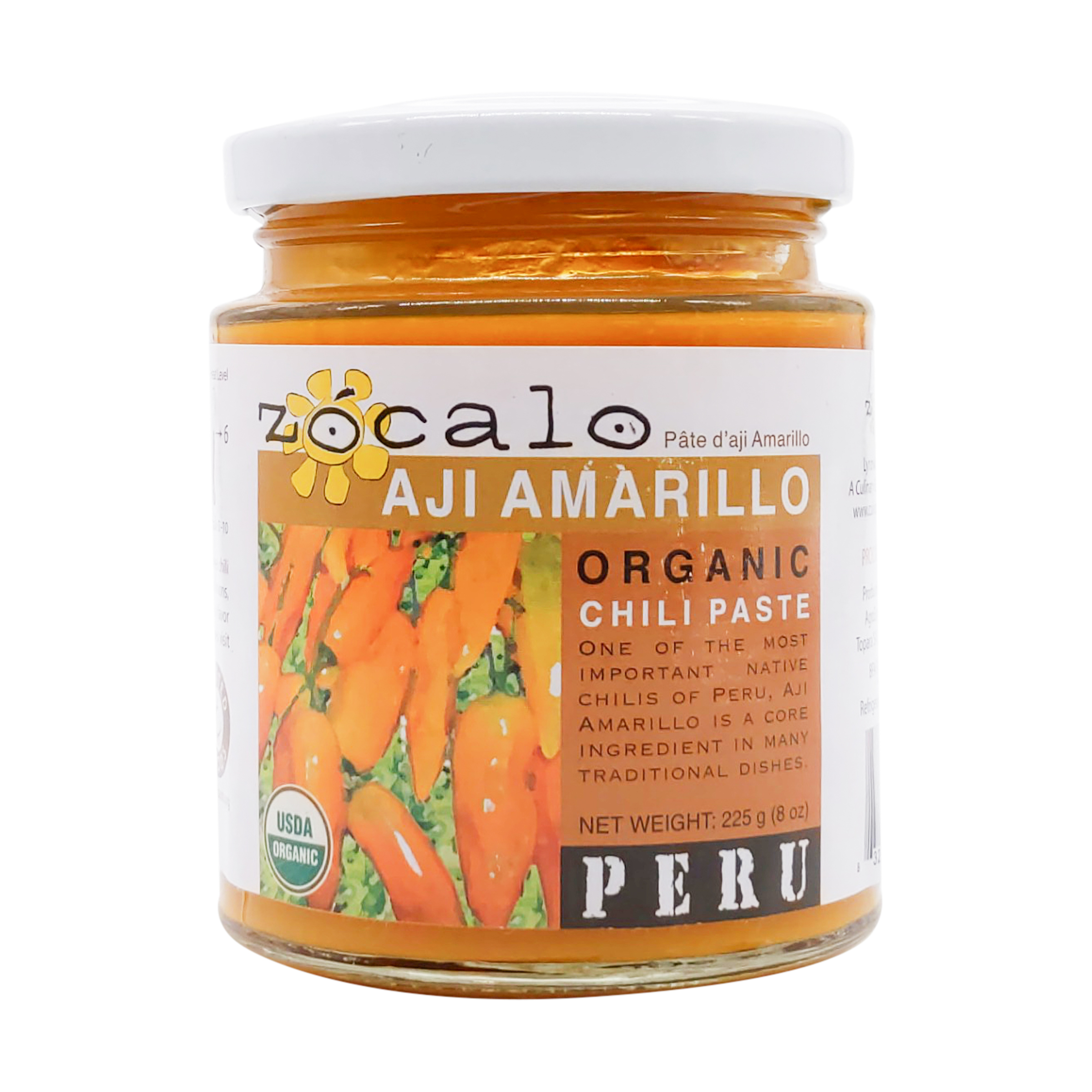 Organic Aji Amarillo Chili Paste 8 Oz Zocalo Whole Foods Market