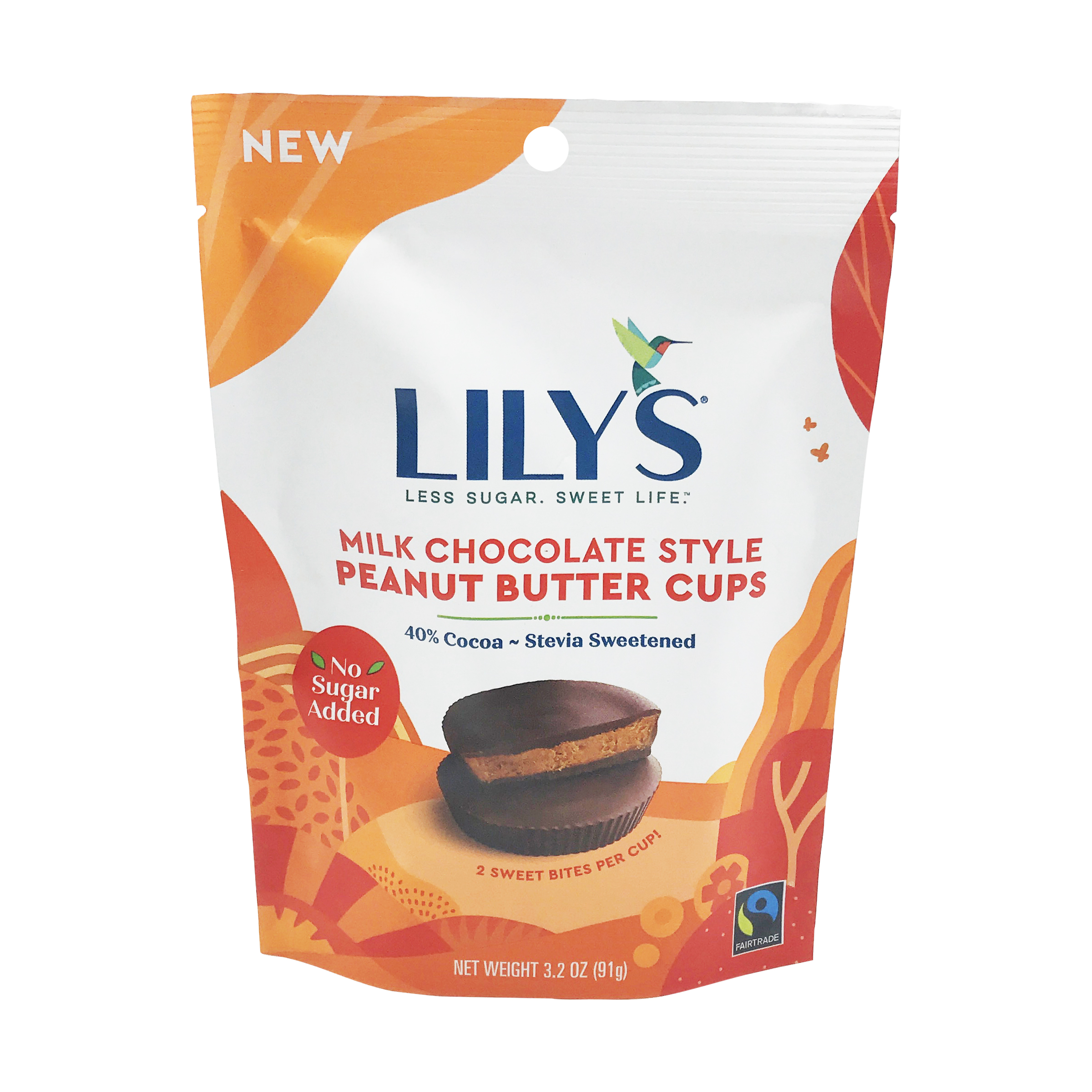 Milk Chocolate Style Peanut Butter Cups 3 2 Oz Lily S Chocolate Whole Foods Market