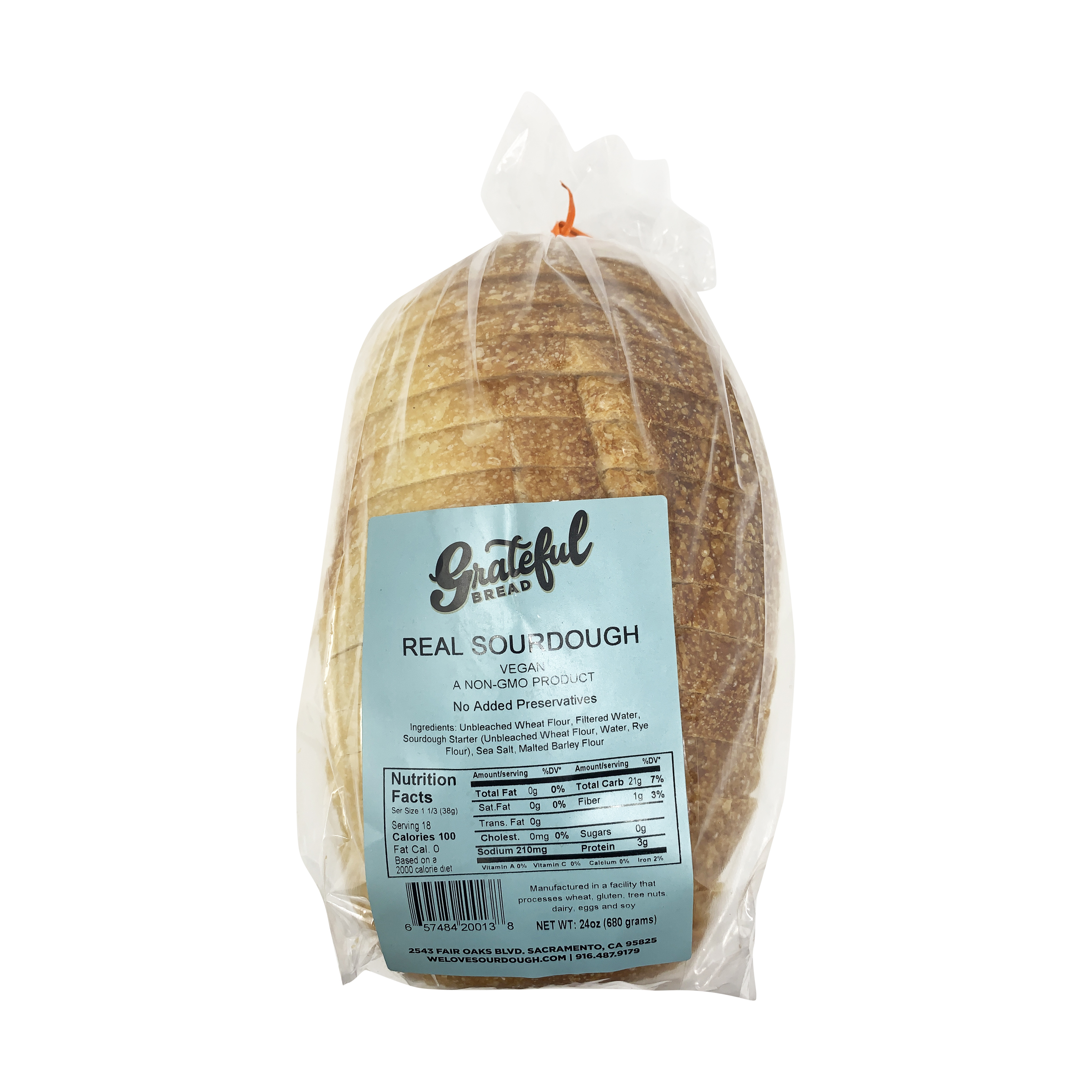 Real Sourdough Bread 24 Oz Grateful Bread Whole Foods Market
