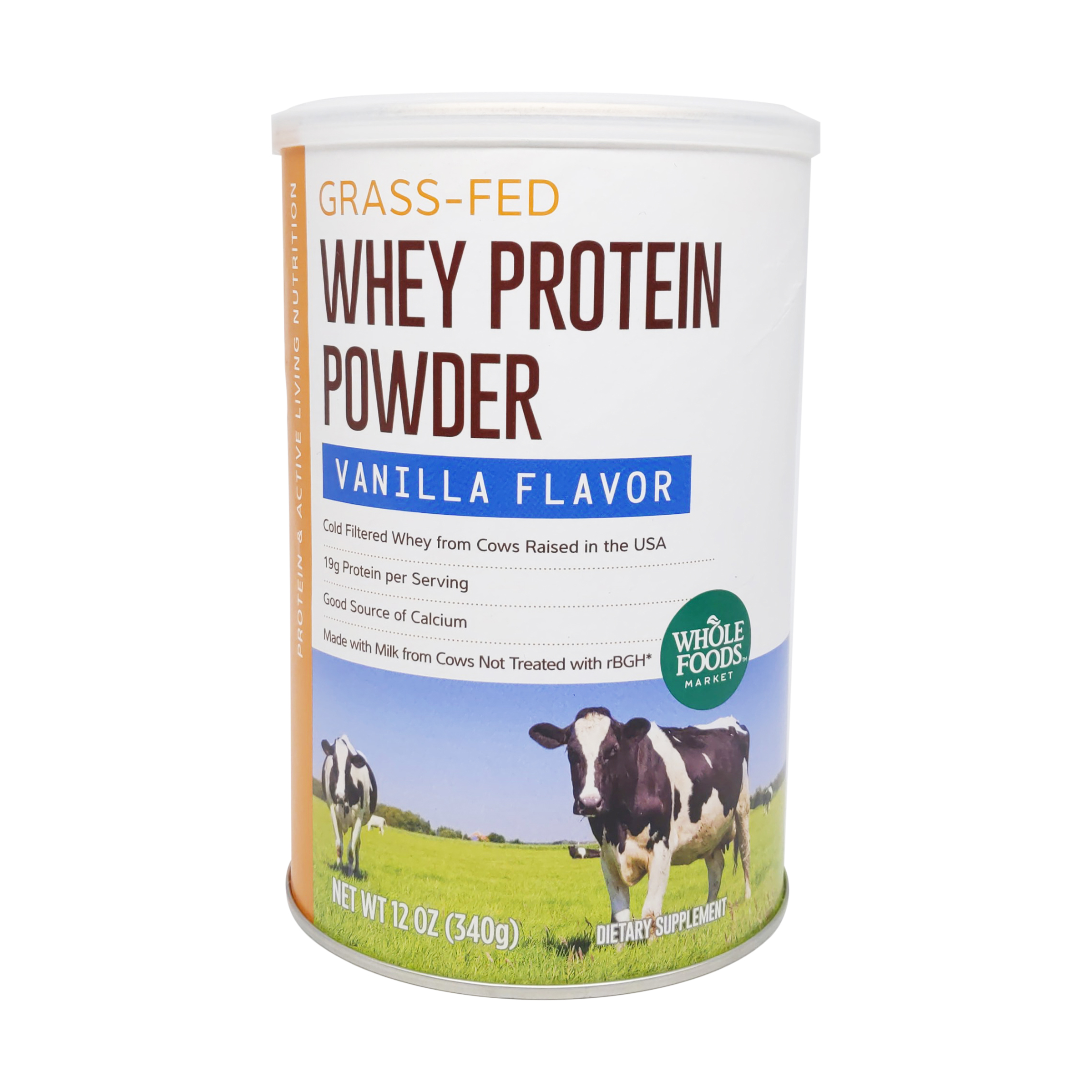 Vanilla Grass Fed Whey Protein Powder 12 Oz Whole Foods Market Whole Foods Market