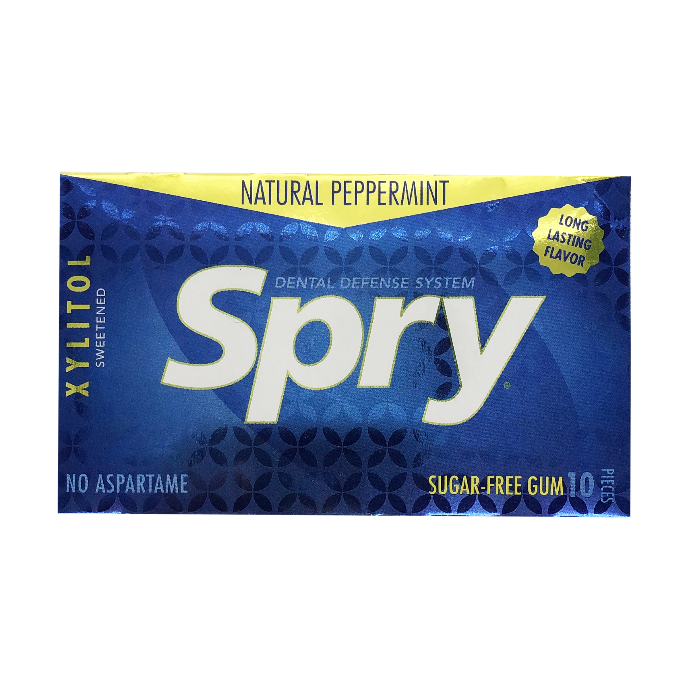 Sugarfree Peppermint Chewing Gum 10 Pieces Spry Whole Foods Market