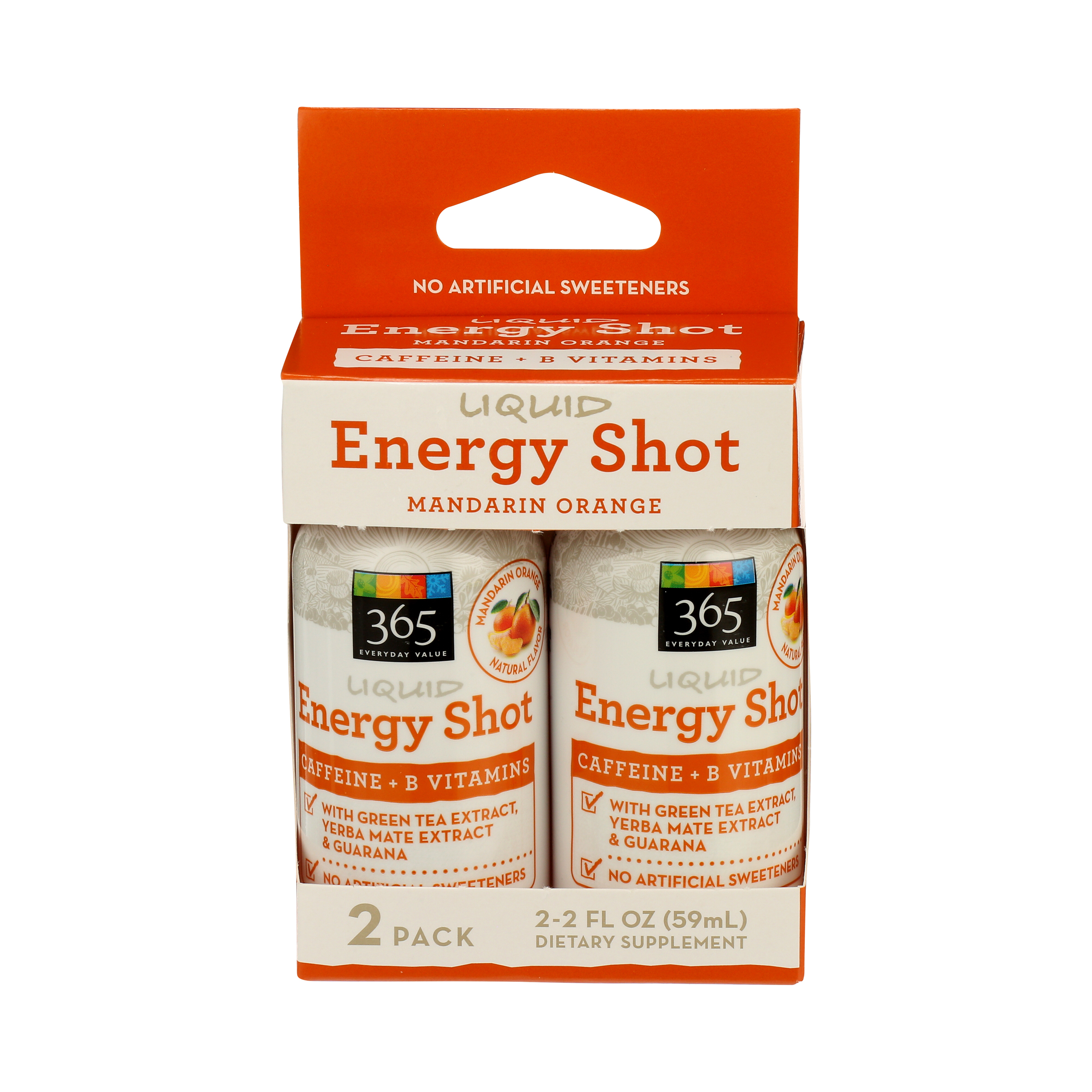 Mandarin Orange Liquid Energy Shot 2 Fl Oz 365 Everyday Value Whole Foods Market