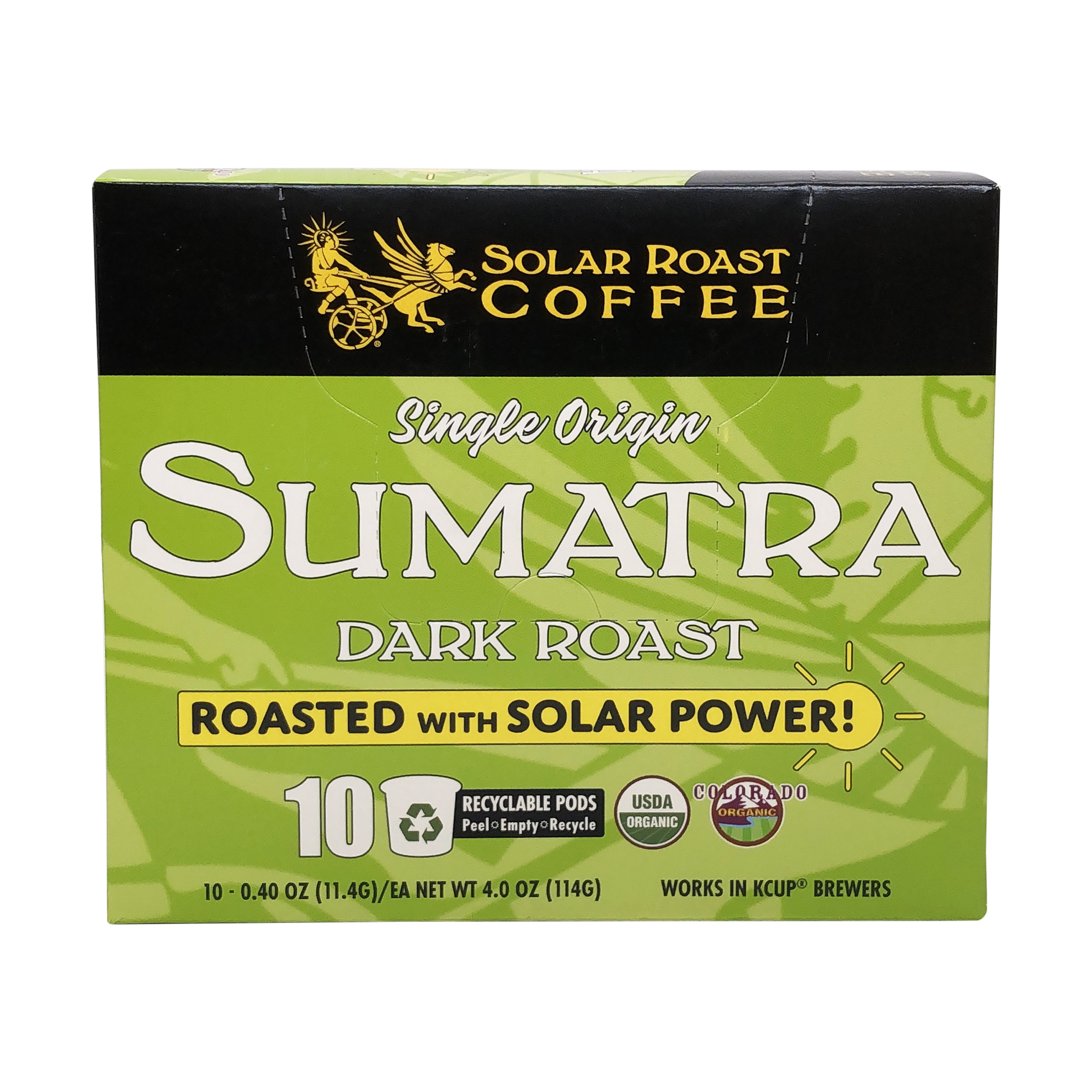 Organic Sumatra Coffee Pods 10 Count 4 Oz Solar Roast Coffee Whole Foods Market