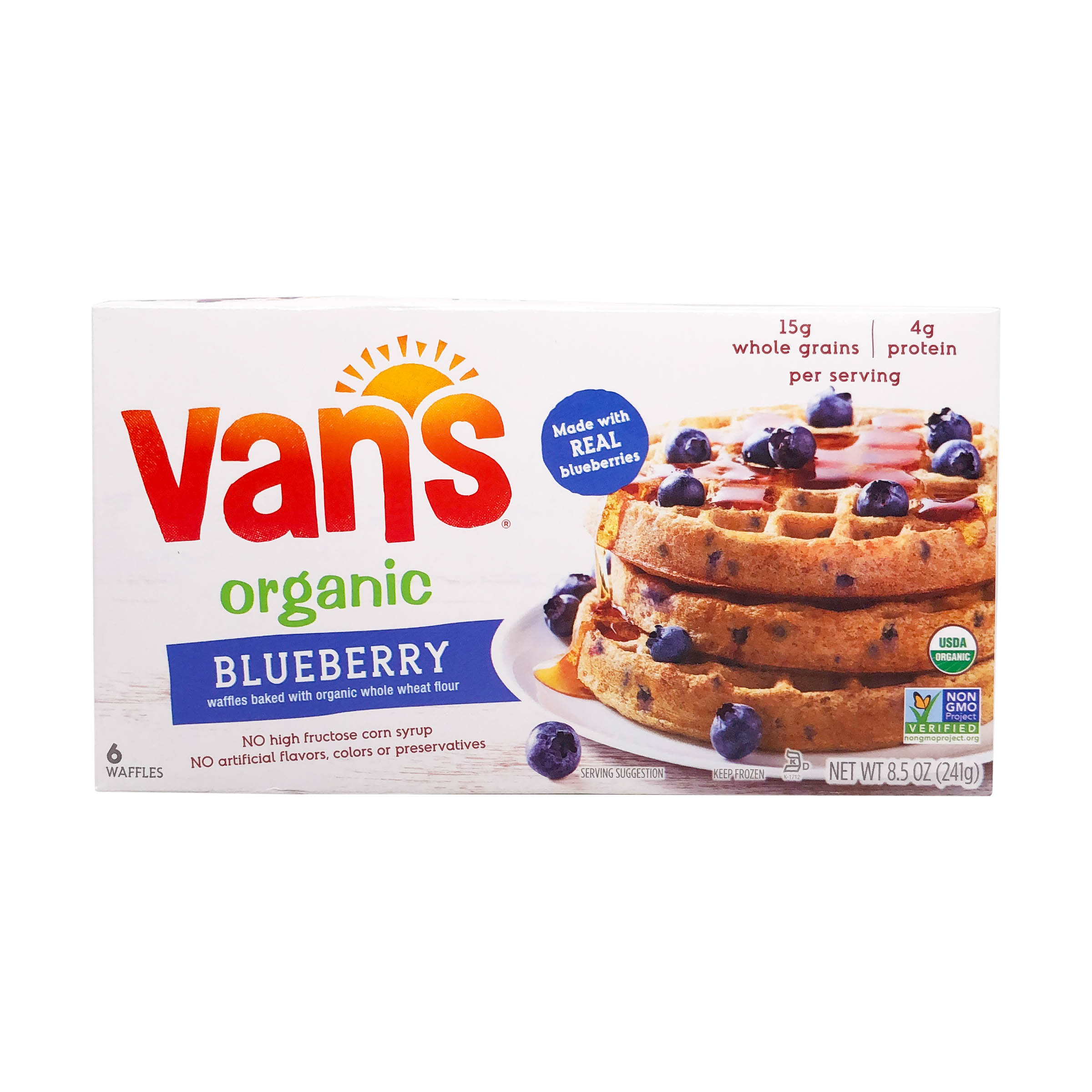 van's blueberry waffles
