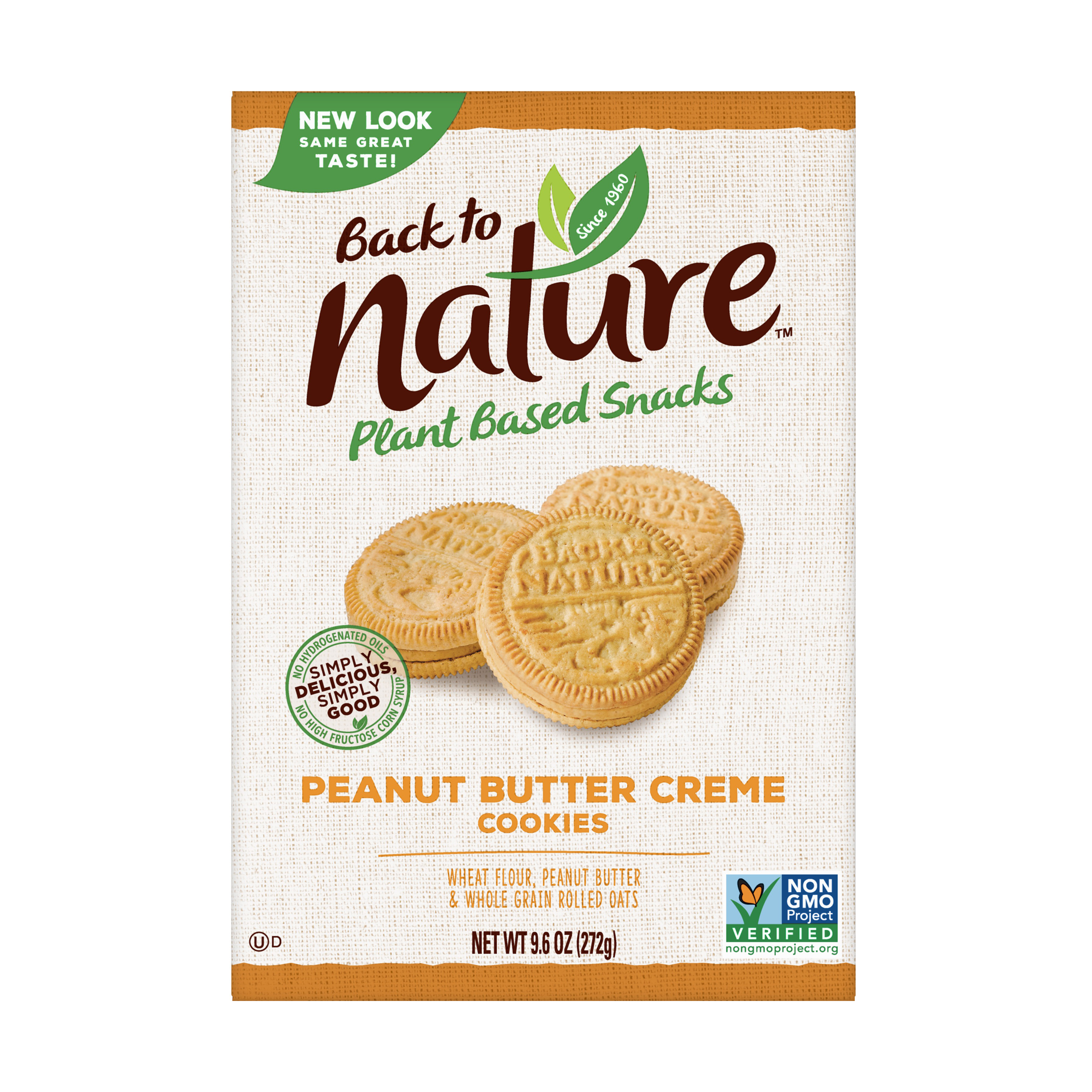 Peanut Butter Sandwich Creme Cookie 9 6 Oz Back To Nature Whole Foods Market