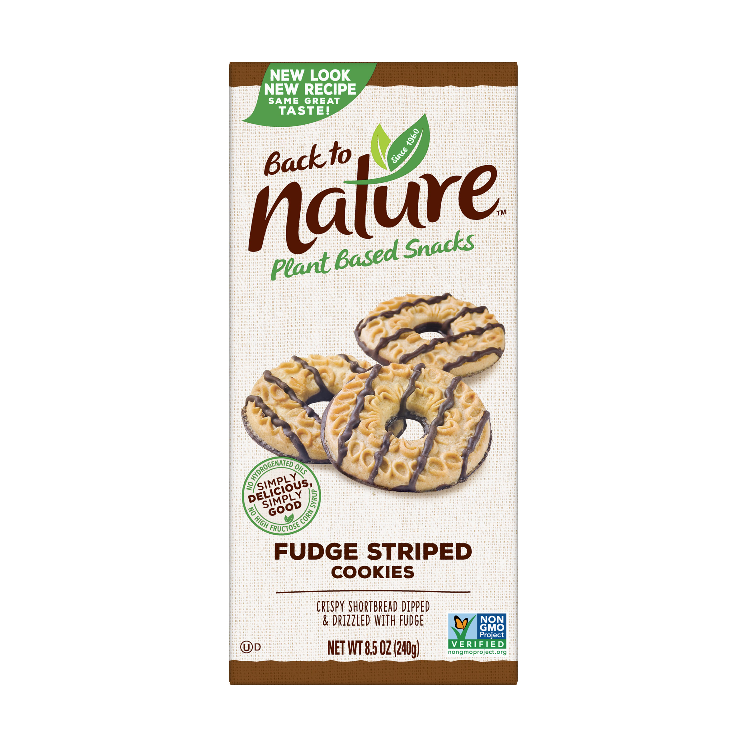 Fudge Striped Cookies 8 5 Oz Back To Nature Whole Foods Market