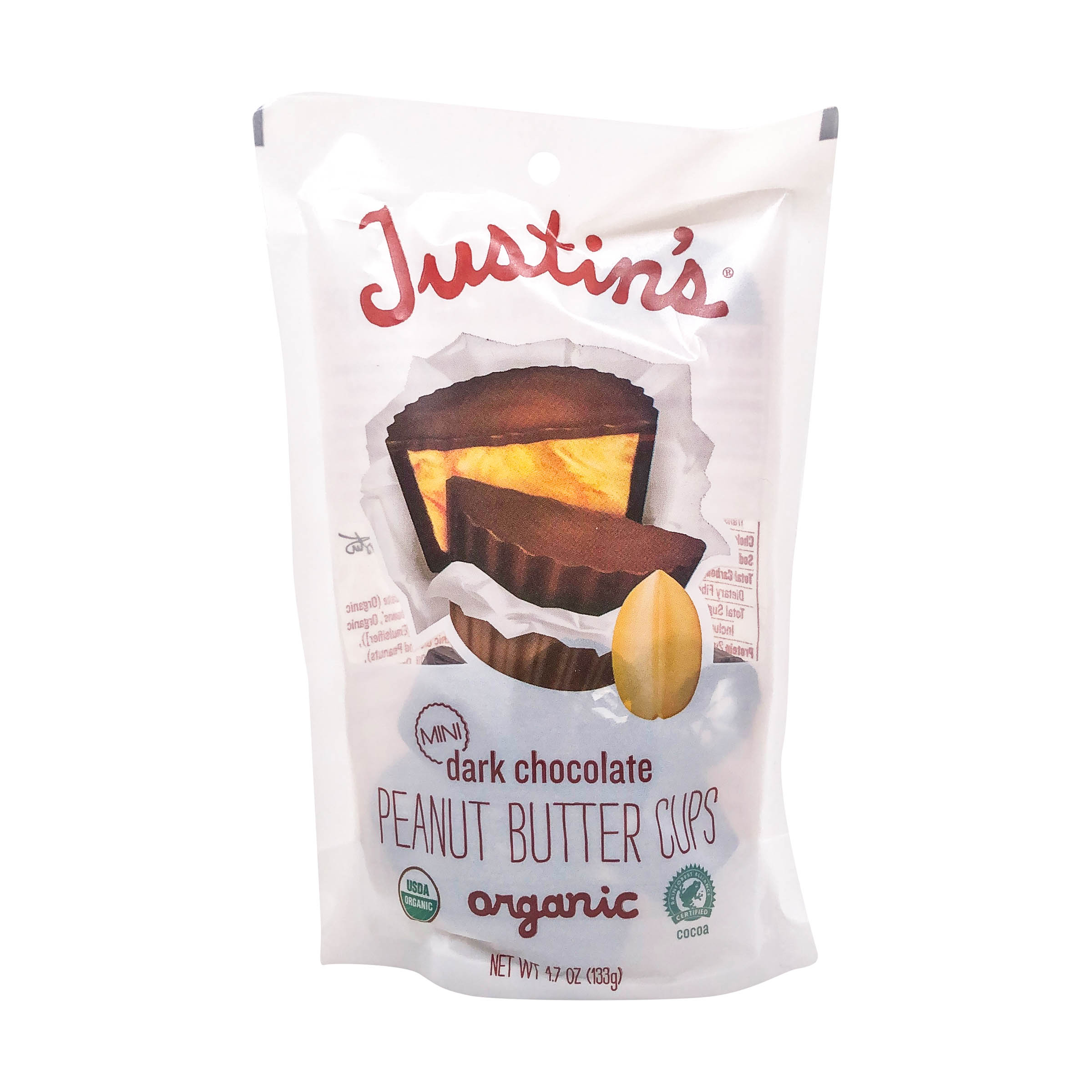 Mini Dark Chocolate Peanut Butter Cups 4 7 Oz Justin S Whole Foods Market