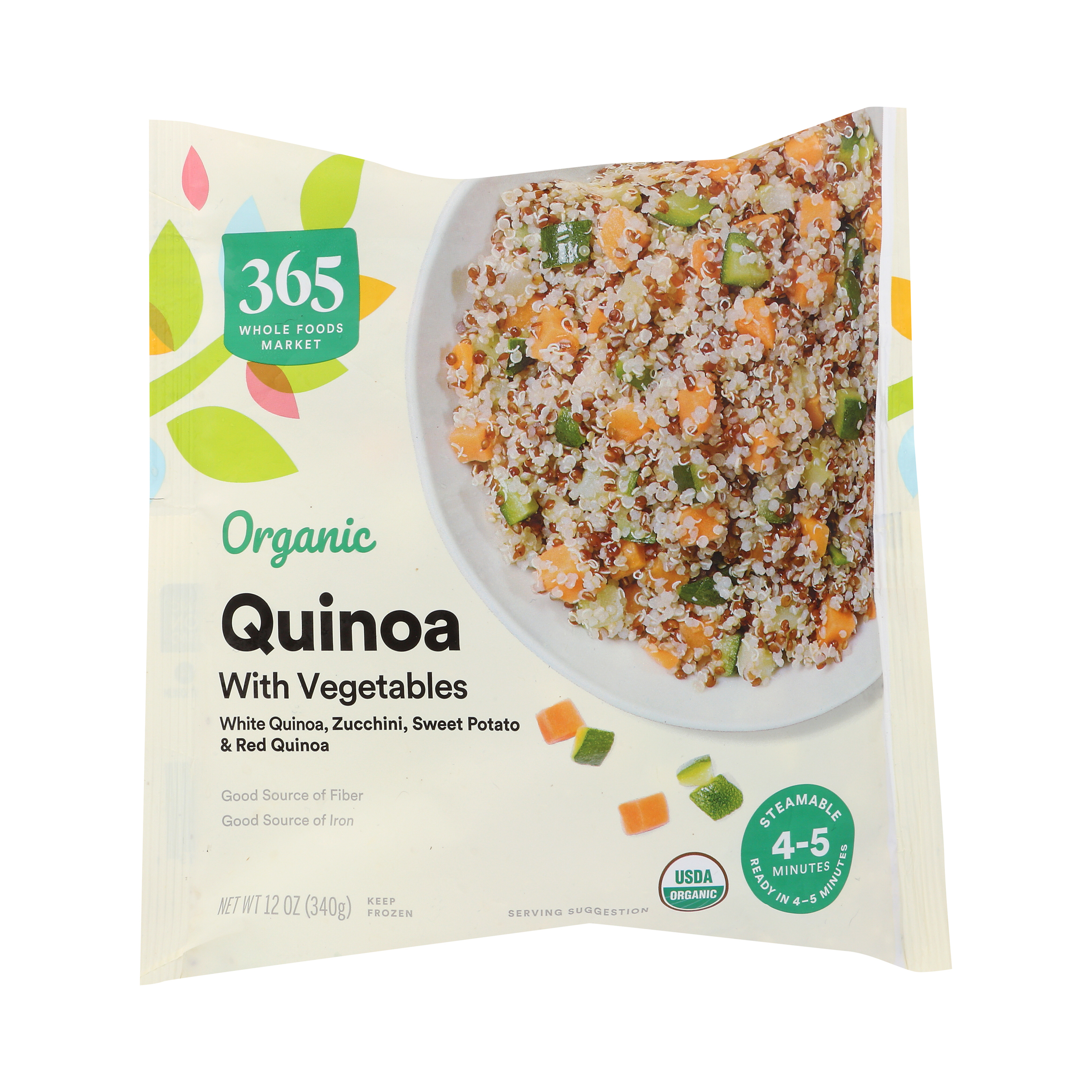 Frozen Organic Entrees Quinoa With Vegetables 12 Oz 365 By Whole Foods Market Whole Foods Market